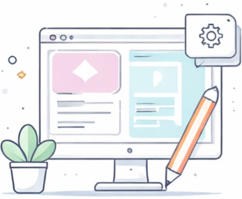 Grafik zum Thema Webdesign