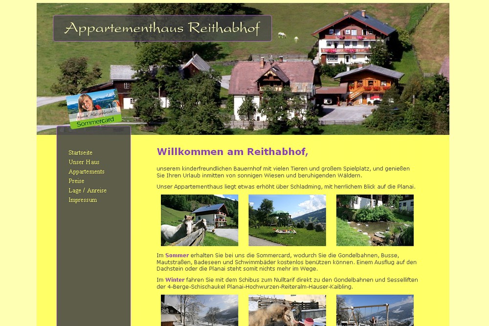 Screenshot reithabhof.at