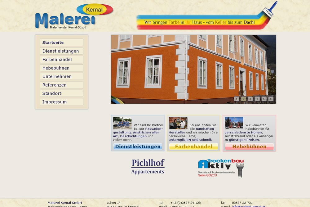 Screenshot malerei-kemal.at