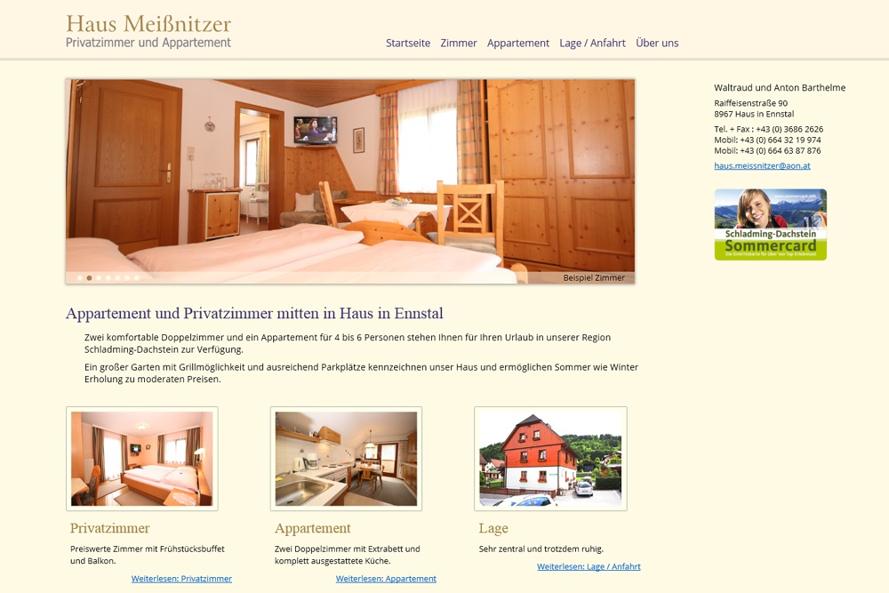 Screenshot haus-meissnitzer.com