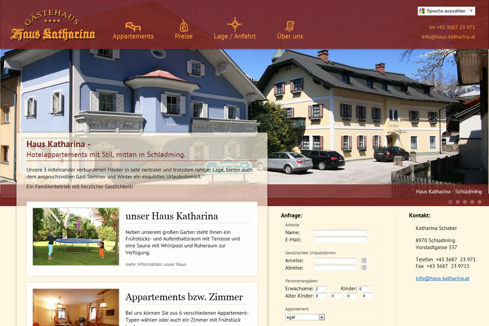 Screenshot haus-katharina.at