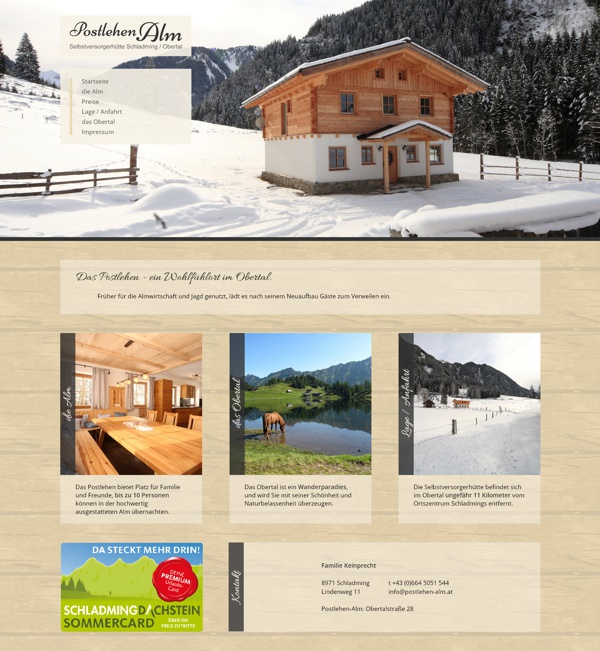 Screenshot postlehen-alm.at